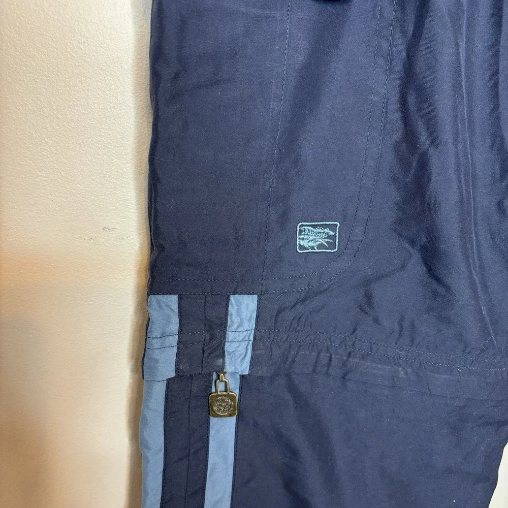 Vintage Maui & Sons Convertible Pants 30x32 Blue Lined Surfer‎ Skater Snowboard
